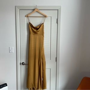 Fame and Partners Silk Slip Dress Size 4